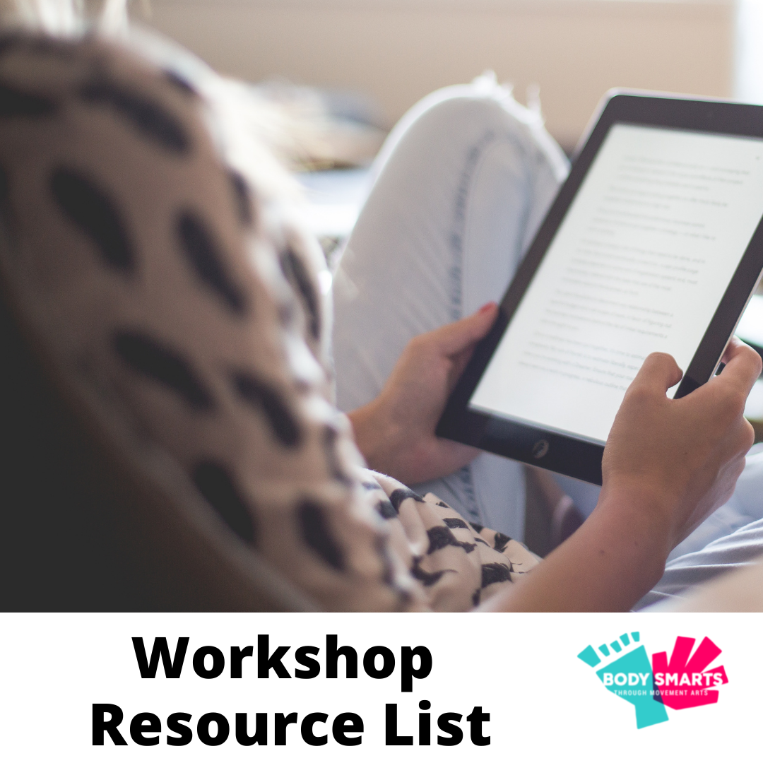 Resource List – Body Safety Workshop for Parents (July 2021)
